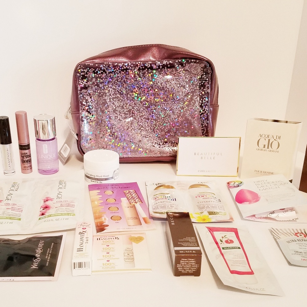 Ulta Beauty Bundle 22 Samples & Bag NWT